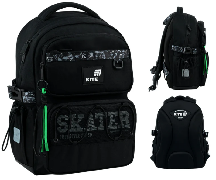 Рюкзак "Kite" Education 1022 Skater 1від.,5карм. №K26-1022M-2(6) — купити | Канцелярський Сад
