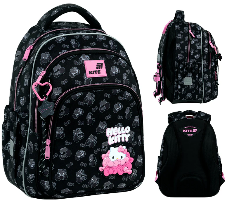 Рюкзак "Kite" Education 763M Hello Kitty 3від.,2карм. №HK26-763M(6) — купити | Канцелярський Сад