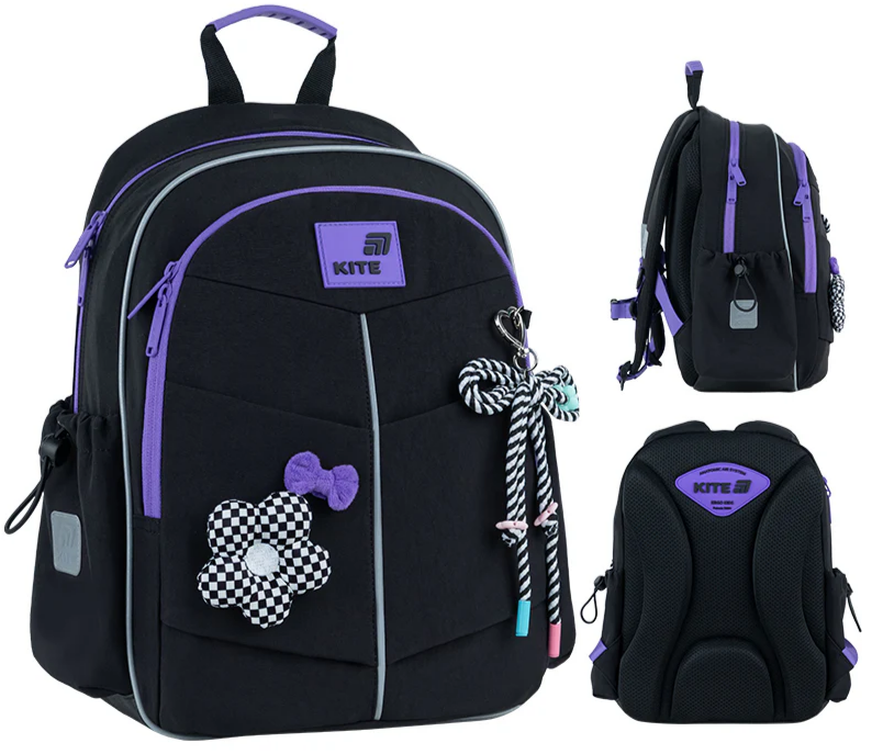 Рюкзак "Kite" Education 771 Flower Power 2від.,4карм. №K26-771S-2(6) — купити | Канцелярський Сад