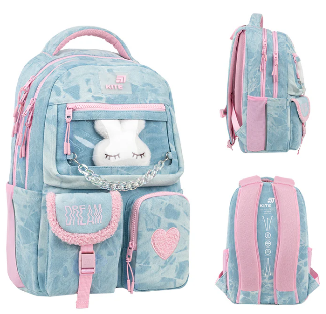 Рюкзак "Kite" Education teens 2587M Classy&Sassy 2від.,6карм. №K26-2587M-3(10) — купити | Канцелярський Сад
