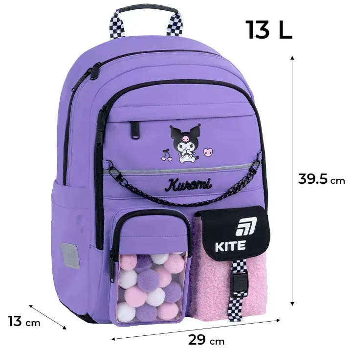 Рюкзак "Kite" Education Hello Kitty 2від.,5карм. №HK26-584M(6) — фото 3