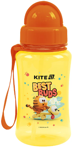 Пляшка для води пласт. "Kite" 350мл Garfield №GF25-399(12) — фото товару | Канцелярський Сад