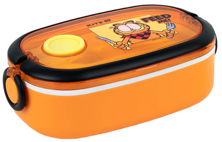 Ланч бокс пласт. "Kite" 900мл Garfield з наповненням №GF25-1180 — фото товару | Канцелярський Сад