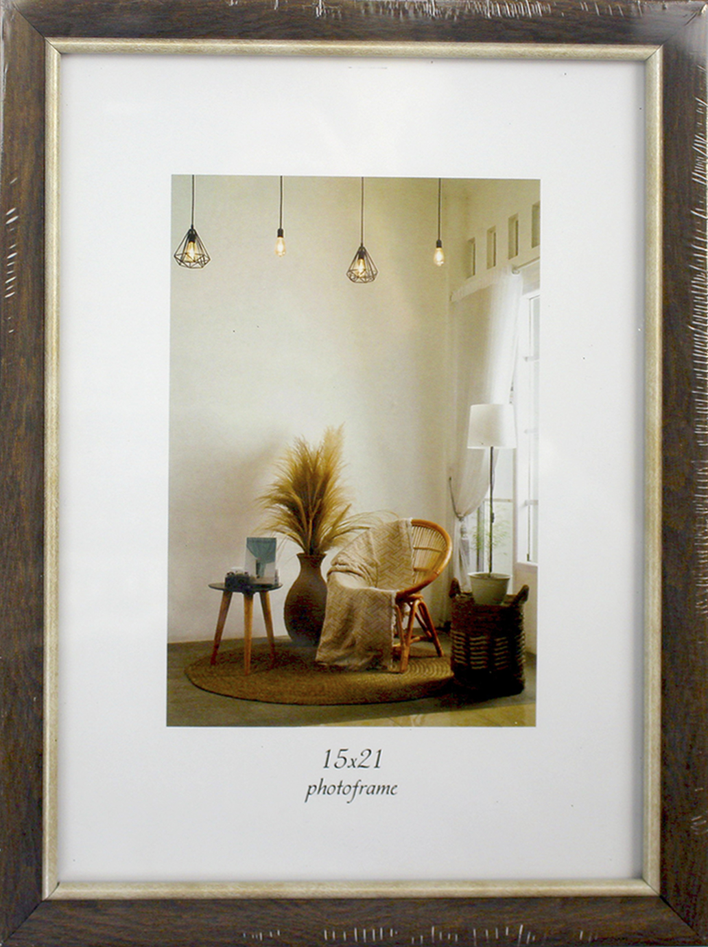 Фоторамка "Elite" 15х21 №MK-107 темно-коричнева(22) — купити | Канцелярський Сад