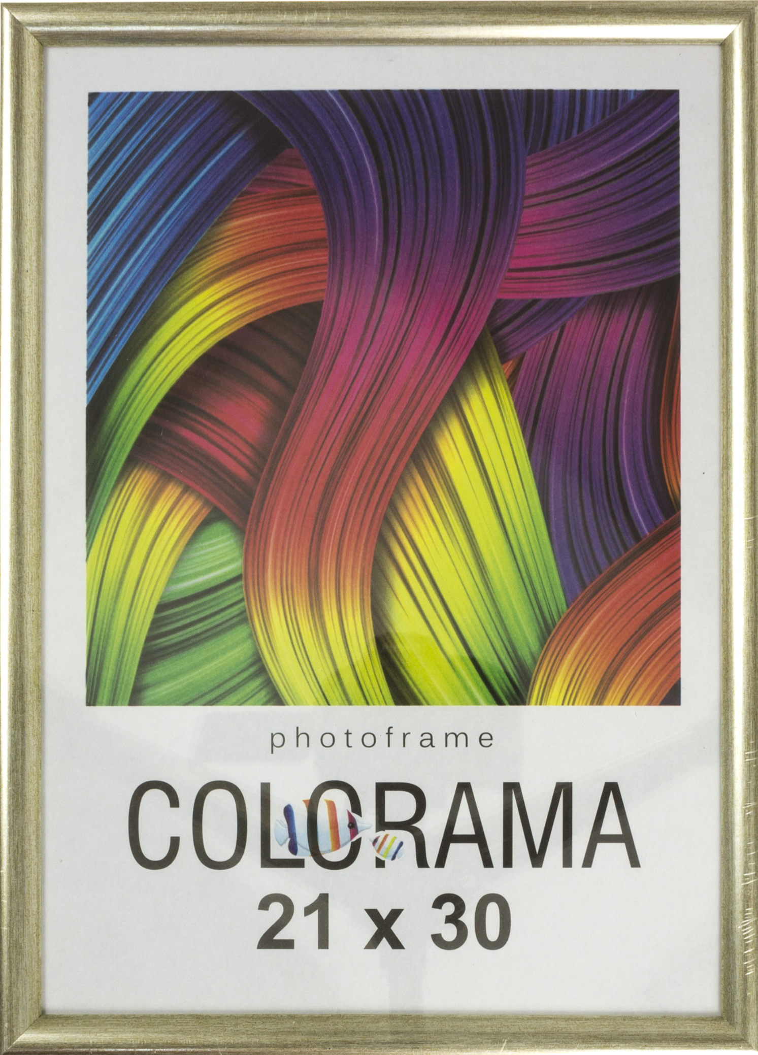 Фоторамка "LA-NEW Colorama" 21х30 45 white gold(19) — купити | Канцелярський Сад