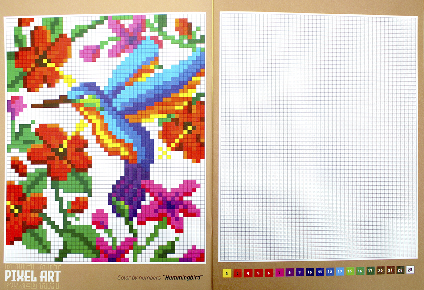 Книжка А4 "PIXEL ART" мікс №РМ-85/Апельсин/(12) — фото 6