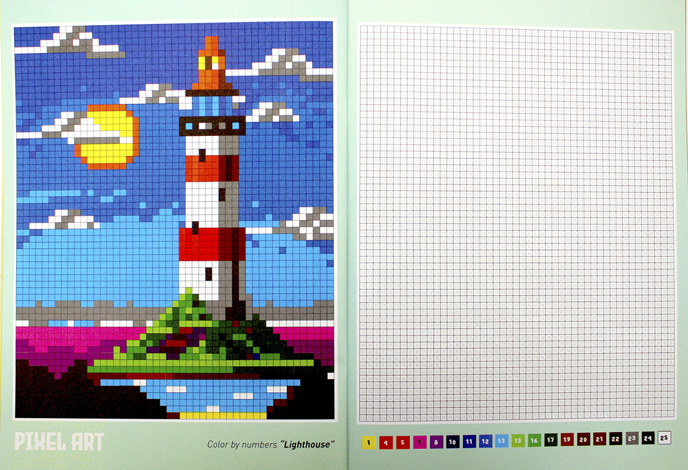 Книжка А4 "PIXEL ART" мікс №РМ-85/Апельсин/(12) — фото 7