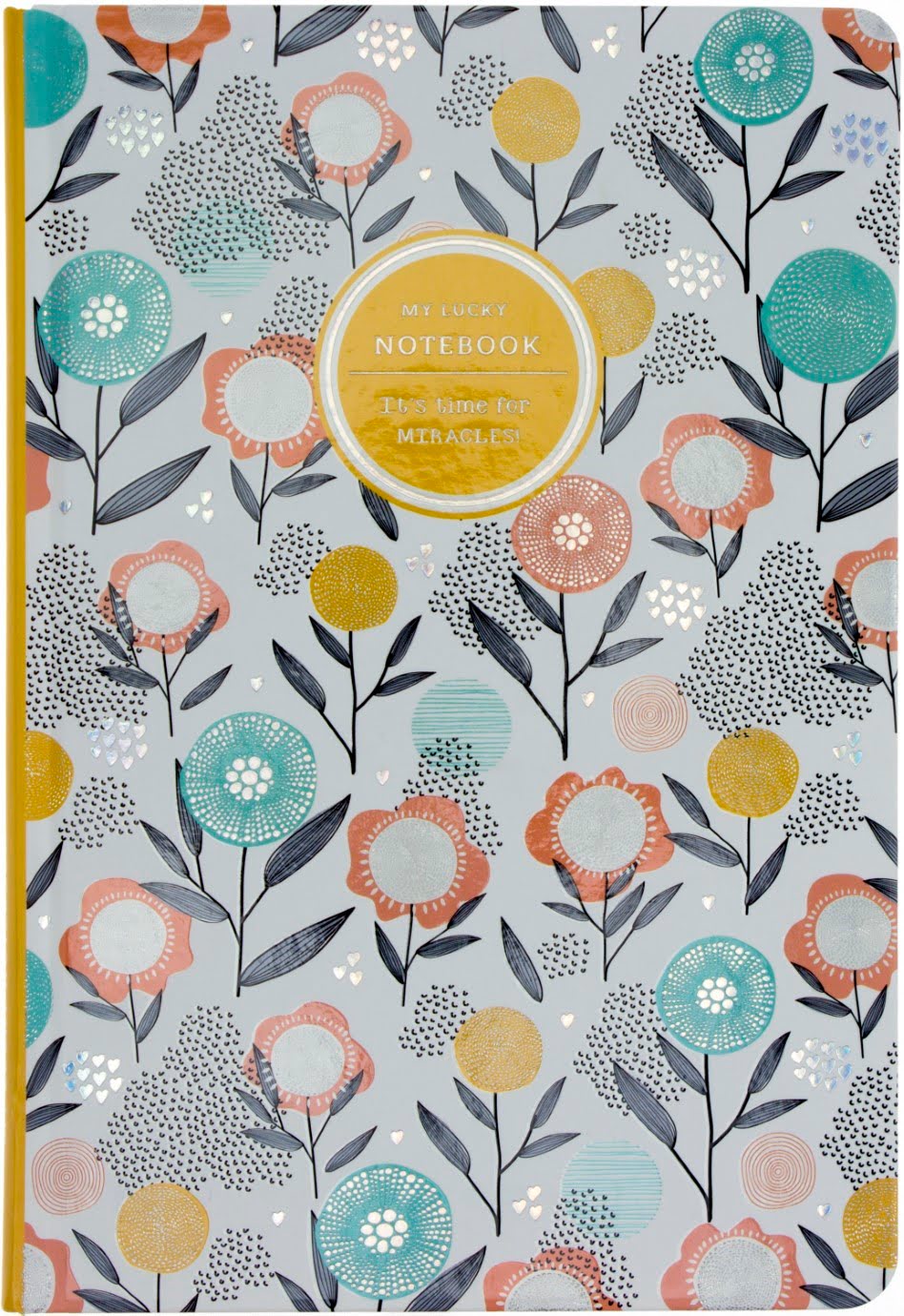 Блокнот А5 64арк. кліт. інтегр. обкл.,мат. лам.,УФ-лак фольга №БК282/4970/Мандарин/(4)(32) — фото товару | Канцелярський Сад