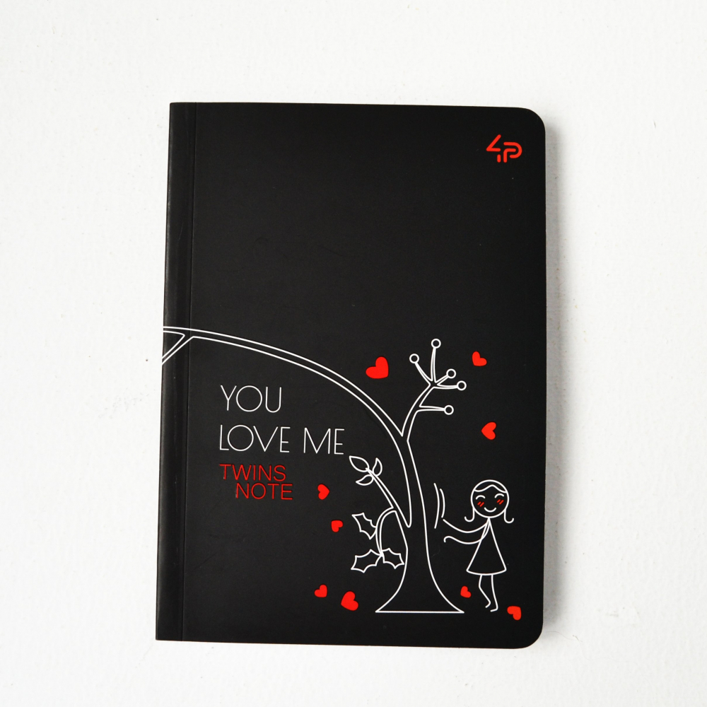 Блокнот А5 40арк. кліт. "Twins series" love you №4389/Profiplan/(20) — купити | Канцелярський Сад