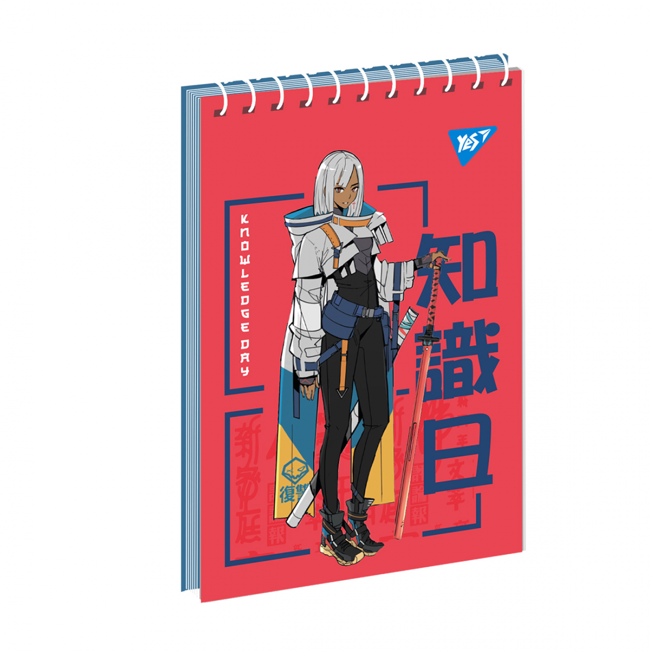 Блокнот пруж. А7 80арк. кліт. карт. обкл. Legends anime №151954/Yes/(6)(336) — фото 4
