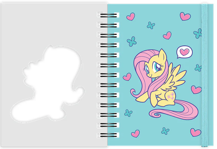 Блокнот пруж. А6 80арк. вирубка My Little Pony №LP26-229/Kite/(50) — фото 3
