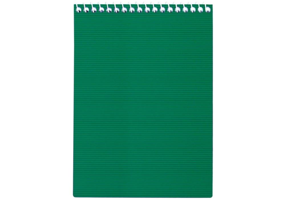 Блокнот пруж. бок. А5 48арк. лін. пласт. обкл.,зелений №E20304-04/Economix/(4)(56) — фото 3