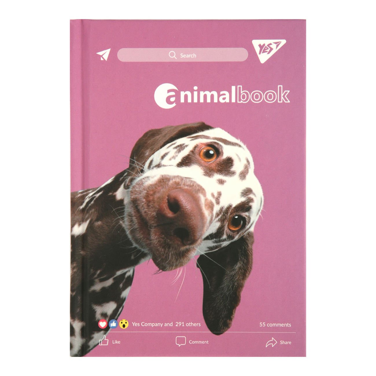 Блокнот А6 64арк. крап. Animalbook 7БЦ №152066/Yes/(20)(40) — фото товару | Канцелярський Сад