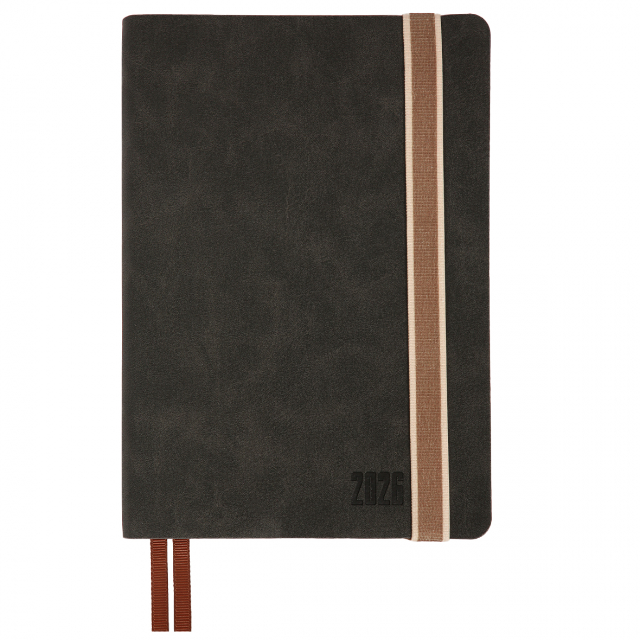 Щоден. А5 "Leo Planner" дат2026 184арк. Trend м'як. обкл. чорний №252693(10)(20) — купити | Канцелярський Сад