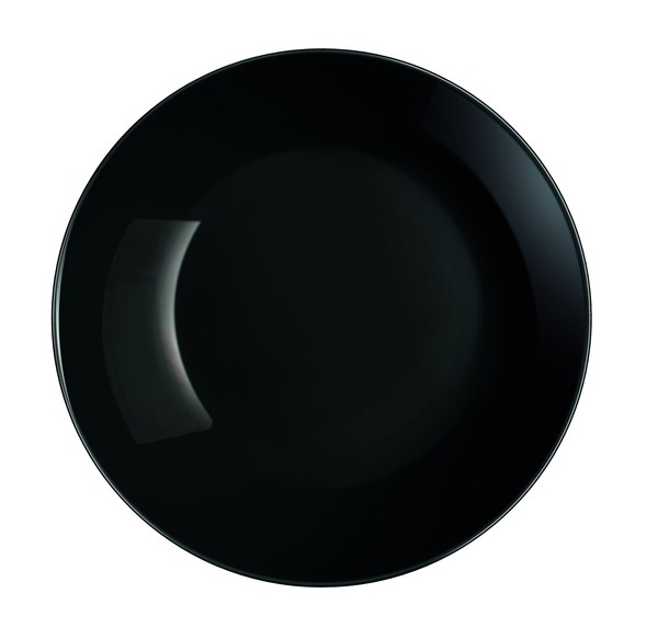 Тарілка супова скло "Luminarc.Diwali Blackl&White" 20см №4616/0787(6)(24) — фото товару | Канцелярський Сад