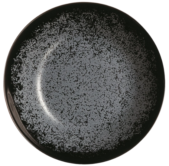 Тарілка супова скло "Luminarc.Slate Black" 20см №V0116(6)(24) — фото товару | Канцелярський Сад