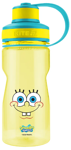 Пляшка для води пласт. "Kite" 500мл Sponge Bob №SB25-397(12) — купити | Канцелярський Сад