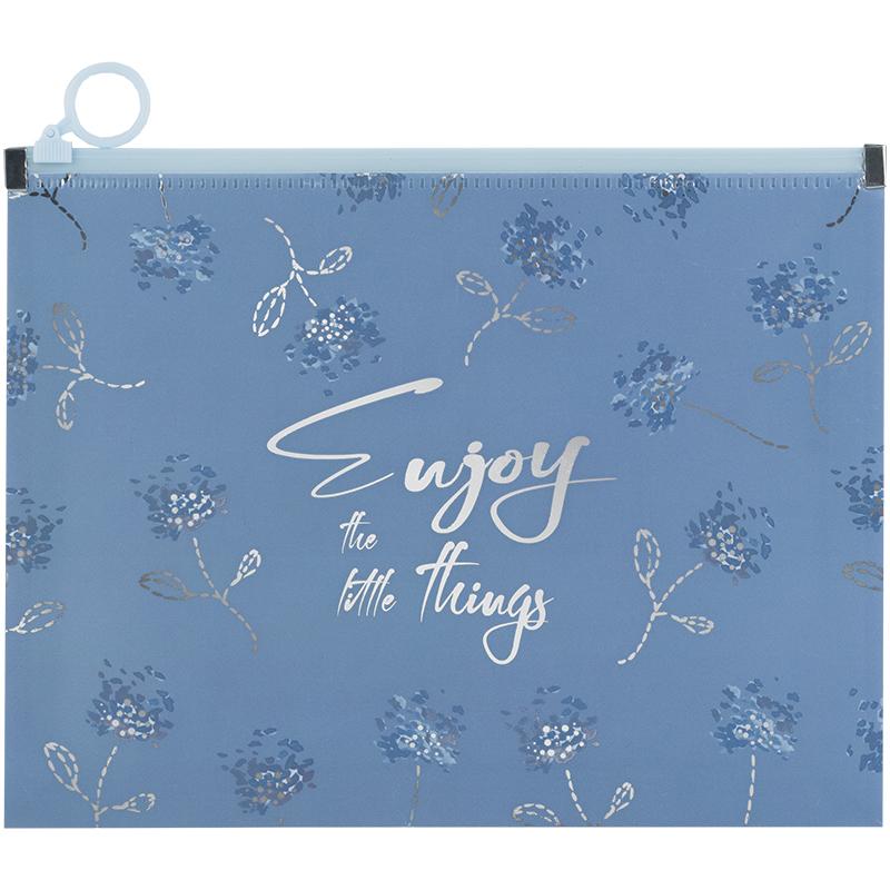 Папка "Axent" №1498-46-A Flower Symphony-3 А5+ zip-lock,на блиск.(12) — фото товару | Канцелярський Сад