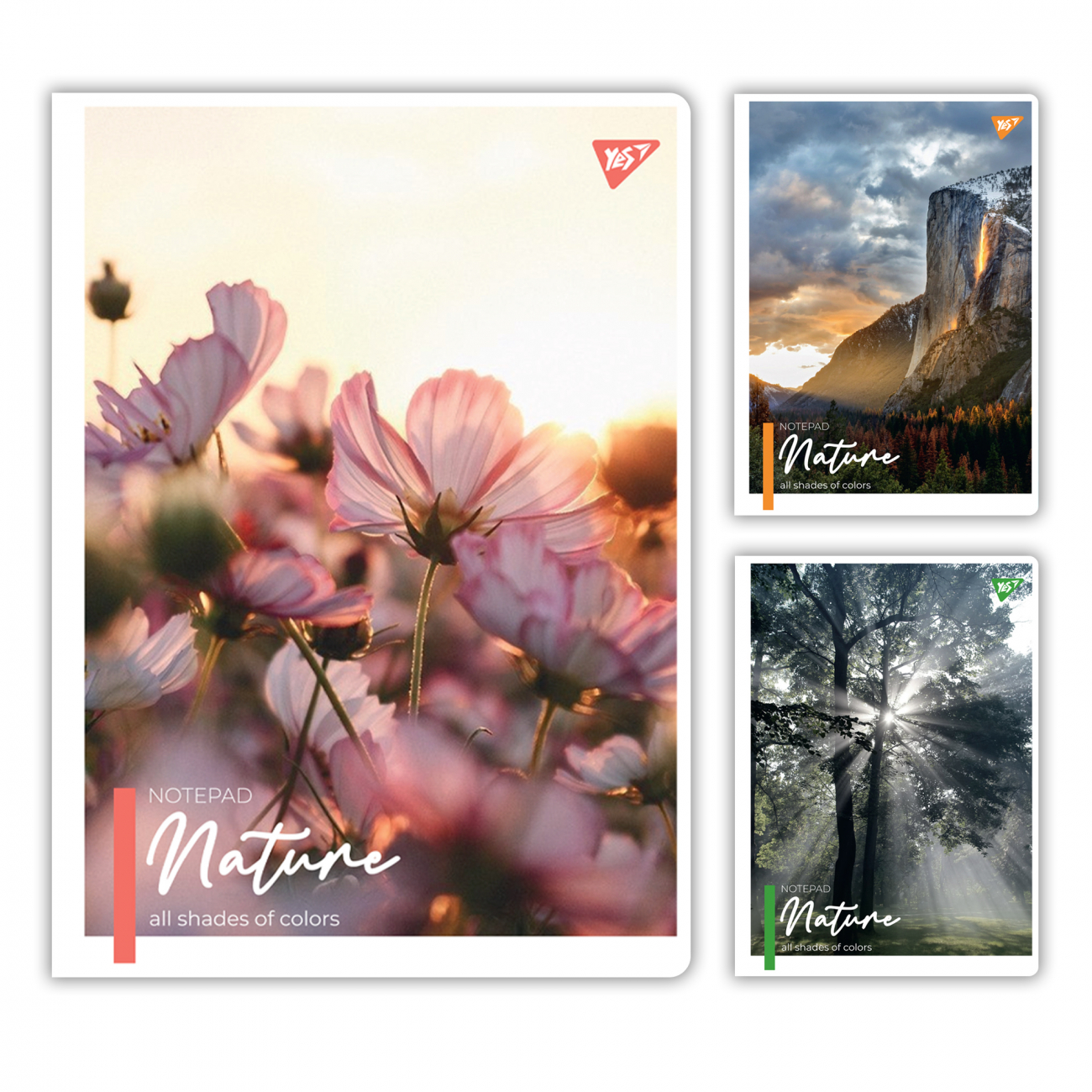 Зошит А4 80арк. кліт. "Nature" №682003/Yes/(3)(36) — купити | Канцелярський Сад