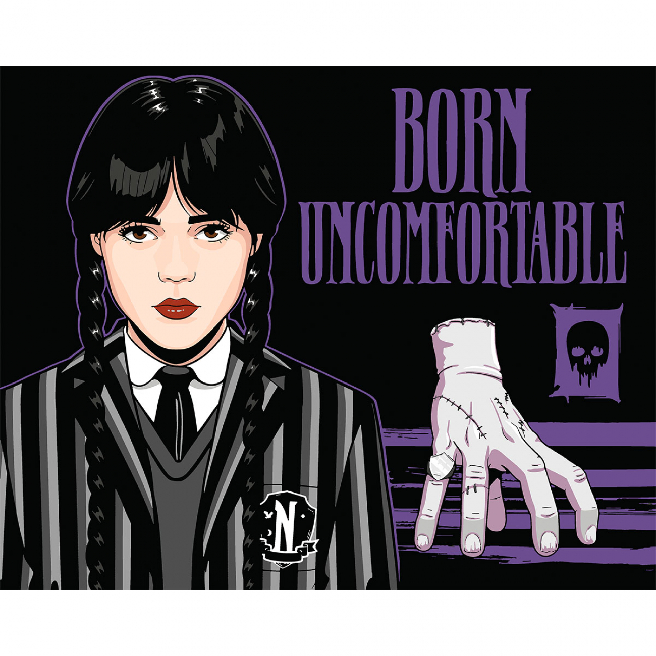 Картини по номерах "Santi" Wednesday. Born uncomfortable 40х50см №955041 — купити | Канцелярський Сад