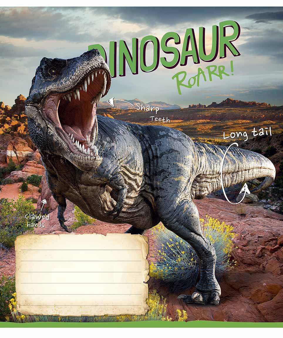 Зошит 12арк. кліт. Школярик "Jurassic world" ВД-лак №012-3310K(30)(300) — фото 4