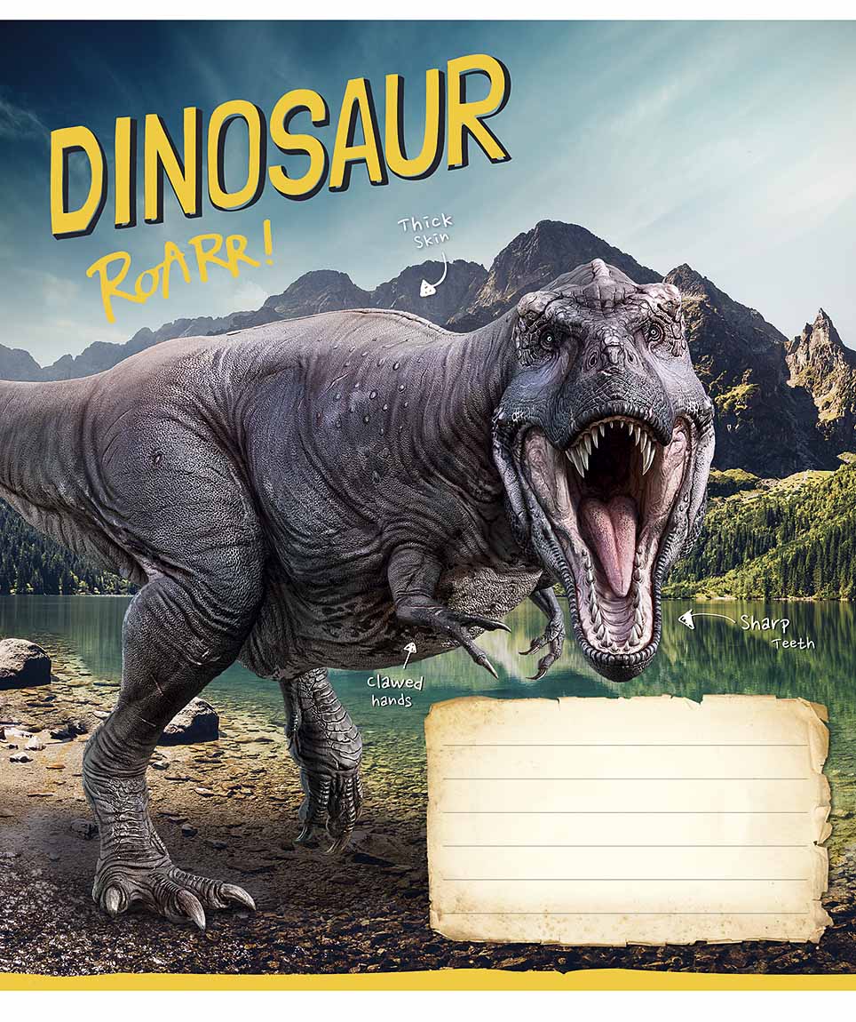 Зошит 12арк. кліт. Школярик "Jurassic world" ВД-лак №012-3310K(30)(300) — фото 6