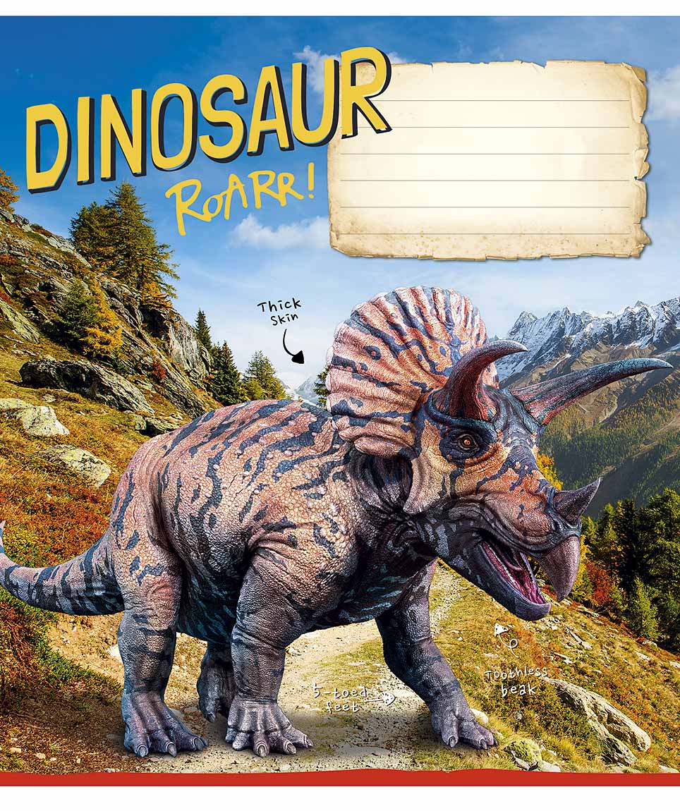 Зошит 12арк. кліт. Школярик "Jurassic world" ВД-лак №012-3310K(30)(300) — фото товару | Канцелярський Сад