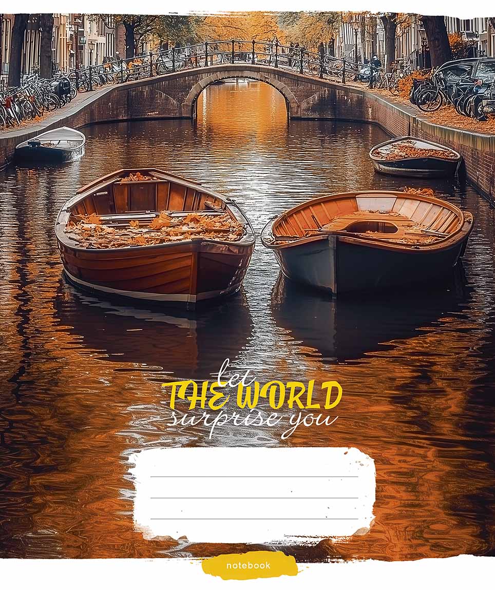 Зошит 96арк. лін. Школярик "Let the world surprise yo" ВД-лак №096-3548L(5)(50) — фото 6