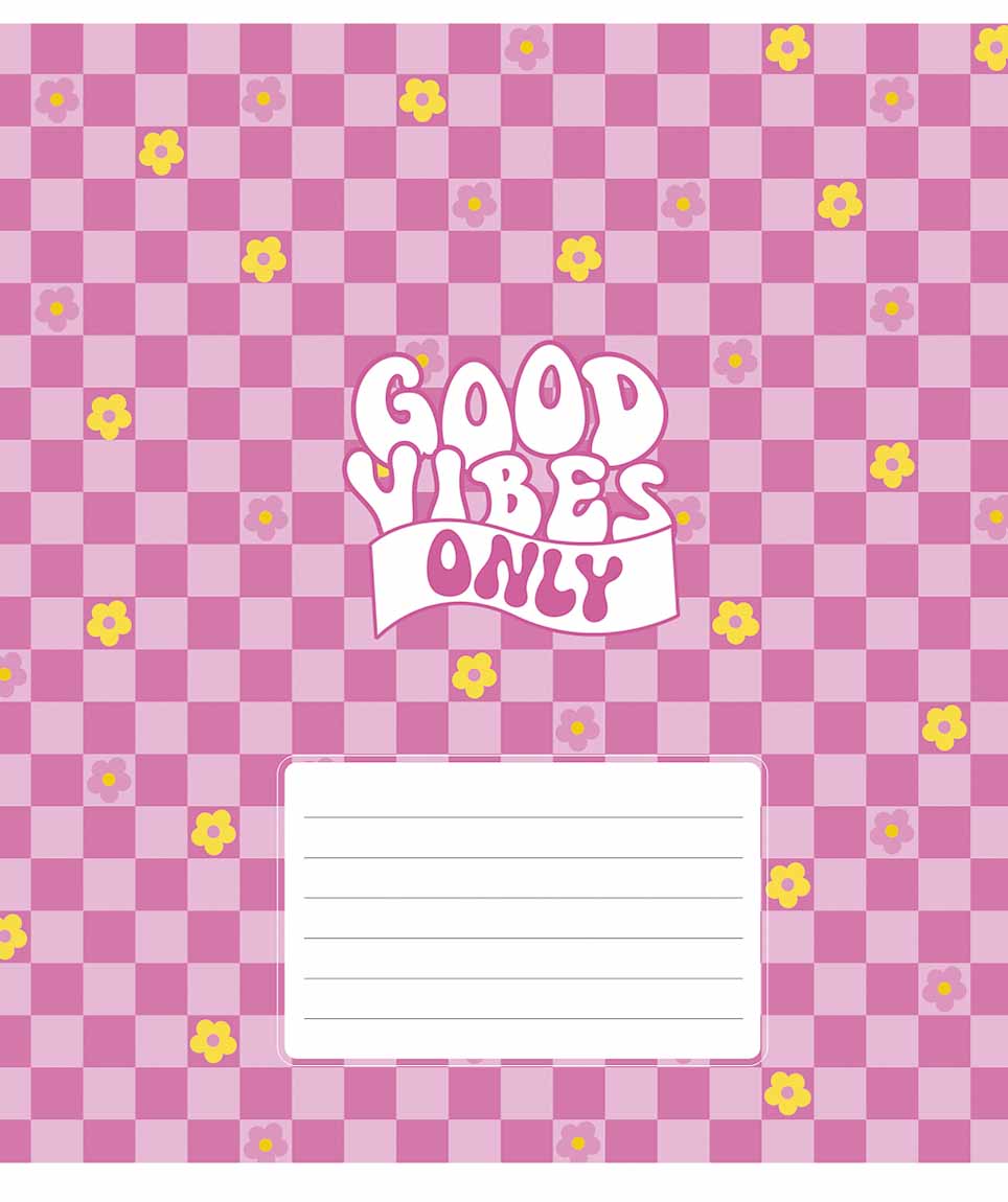 Зошит 18арк. кліт. Star "Good vibes only(дівч)" ВД-лак №018-3561K(25)(250) — фото 4