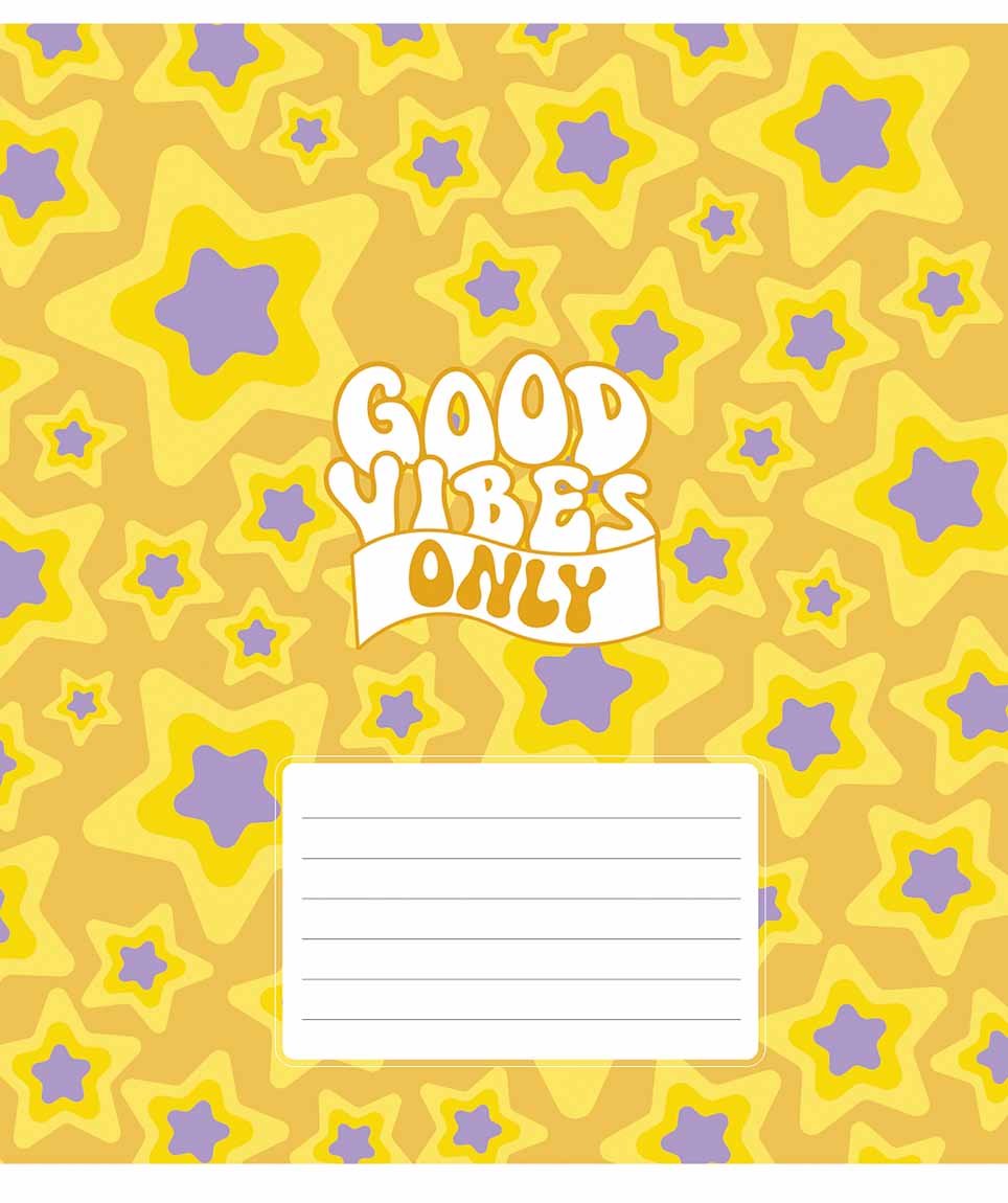 Зошит 18арк. кліт. Star "Good vibes only(дівч)" ВД-лак №018-3561K(25)(250) — фото 5