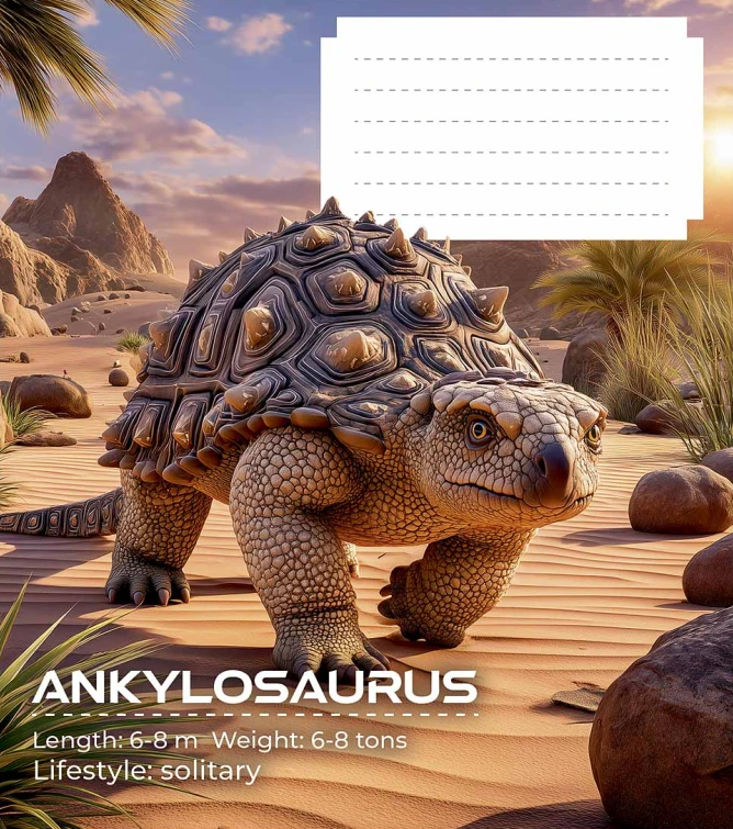 Зошит 12арк. кліт. Школярик "Dinosaurs" ВД-лак №012-3753K(30)(300) — фото 5