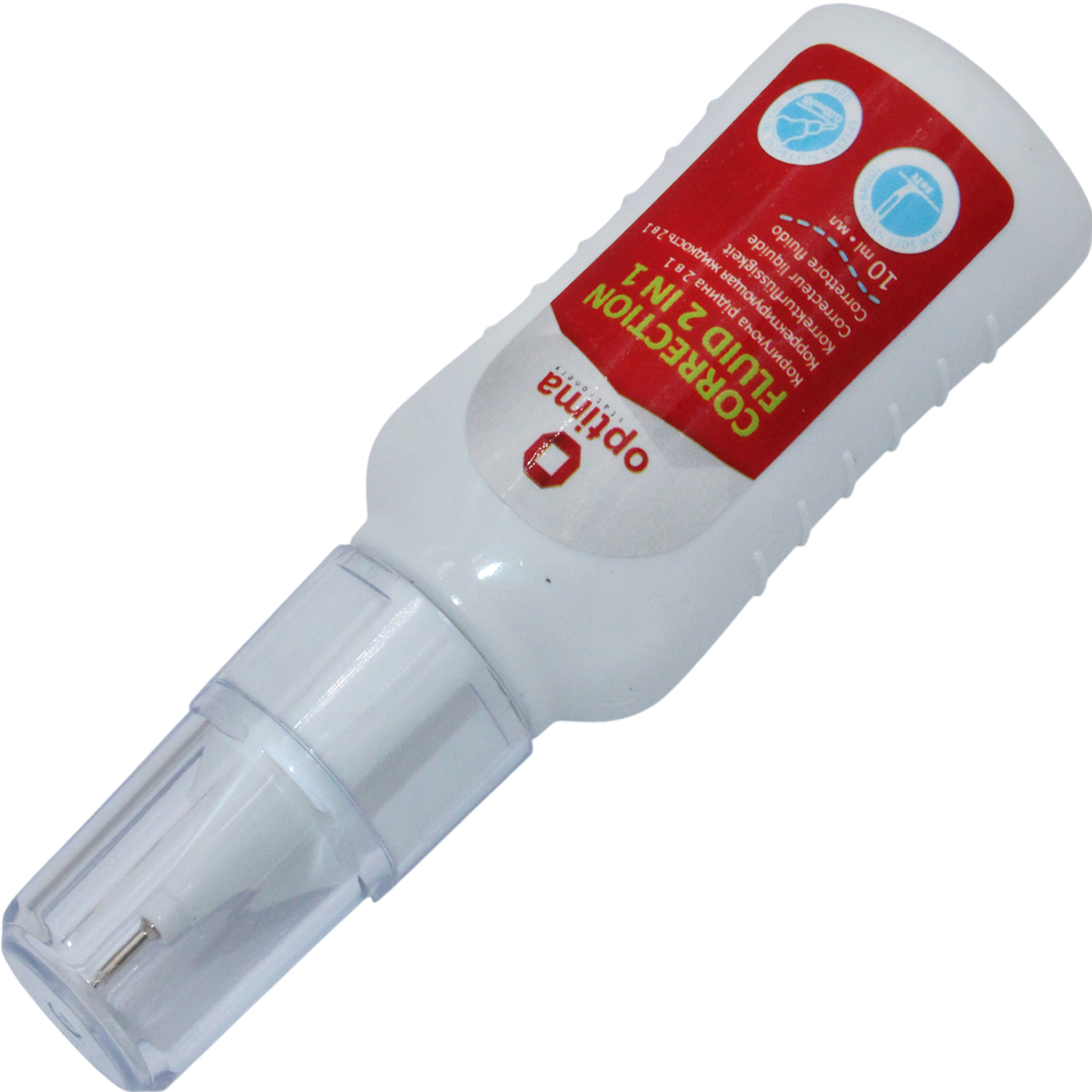 Коректор з пенз.+ручка "Optima" 10мл 2 в 1 №O41319(12) — купити | Канцелярський Сад