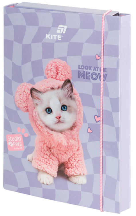 Папка для зош. В5 "Kite" №SP26-210 Studio Pets на рез. картон(10)(40) — купити | Канцелярський Сад