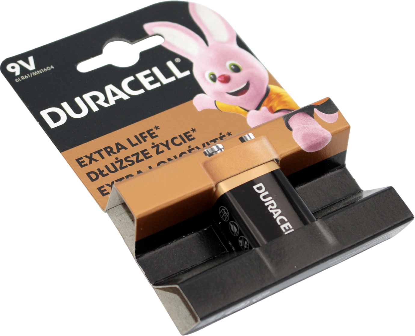 Батарейка Duracell Алкалайн 6F22/6LR61 1bl крона 9V — фото 5