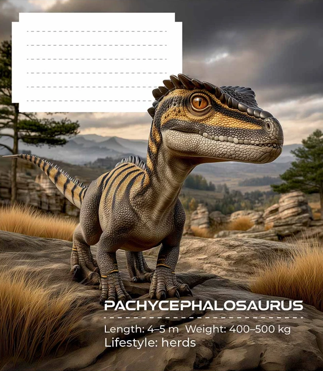 Зошит 12арк. кліт. Школярик "Dinosaurs" ВД-лак №012-3753K(30)(300) — купити | Канцелярський Сад