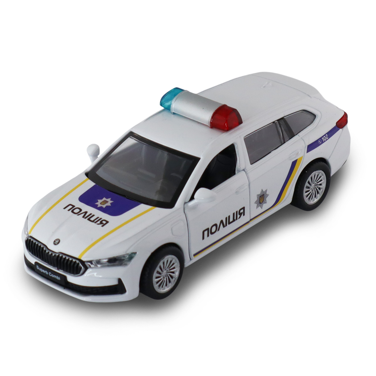 Автомодель "Skoda Superb Combi iV" Поліція №250947/КіддіСвіт/ — купити | Канцелярський Сад
