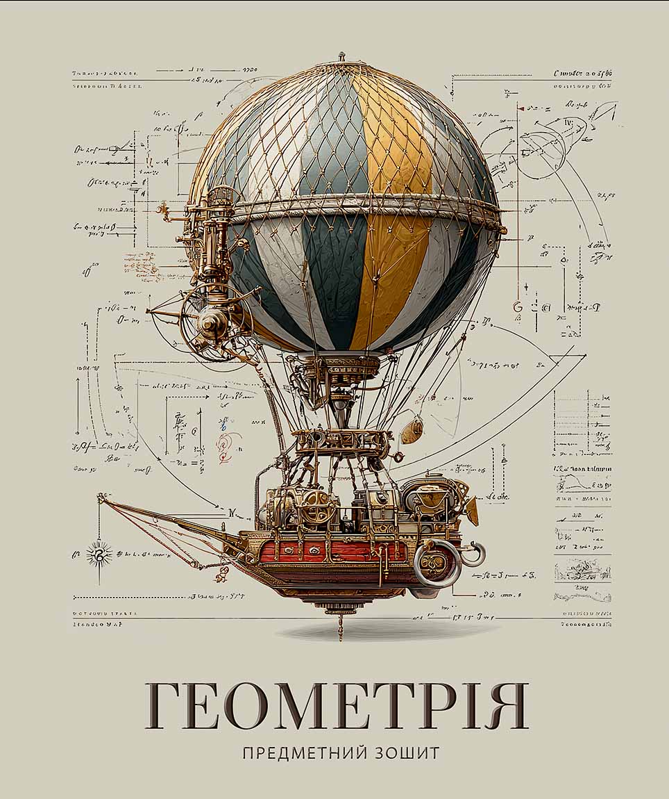 Зошит 48арк. кліт. Школярик Предметка-Геометрія №048-3719K(8)(96) — купити | Канцелярський Сад