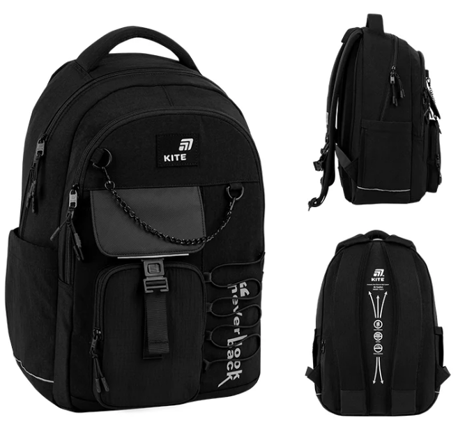 Рюкзак "Kite" Education teens Dark Matter 2від.,3карм. №K26-2597L-2(6)(10) — купити | Канцелярський Сад