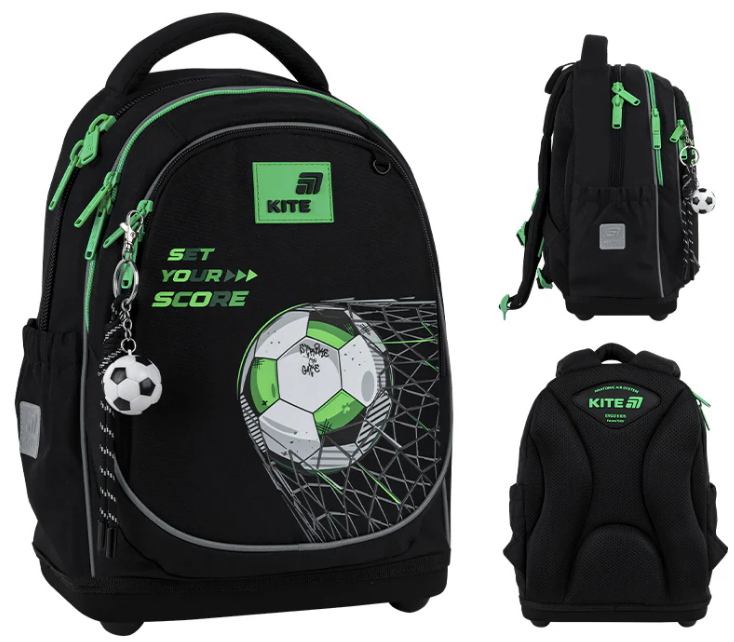 Рюкзак "Kite" Education Football 3від.,2карм. №K26-724S-3(6) — купити | Канцелярський Сад