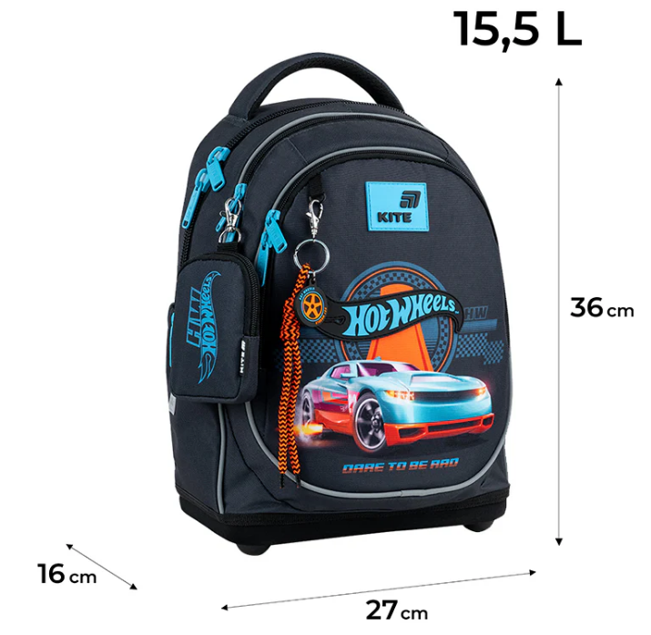 Рюкзак "Kite" Education Hot Wheels 3від.,2карм. №HW26-724S(6) — фото 6