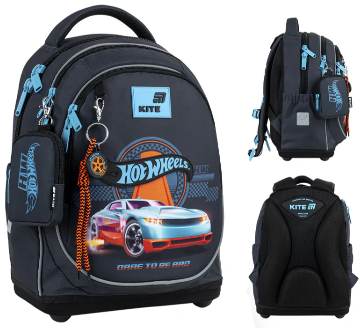 Рюкзак "Kite" Education Hot Wheels 3від.,2карм. №HW26-724S(6) — купити | Канцелярський Сад