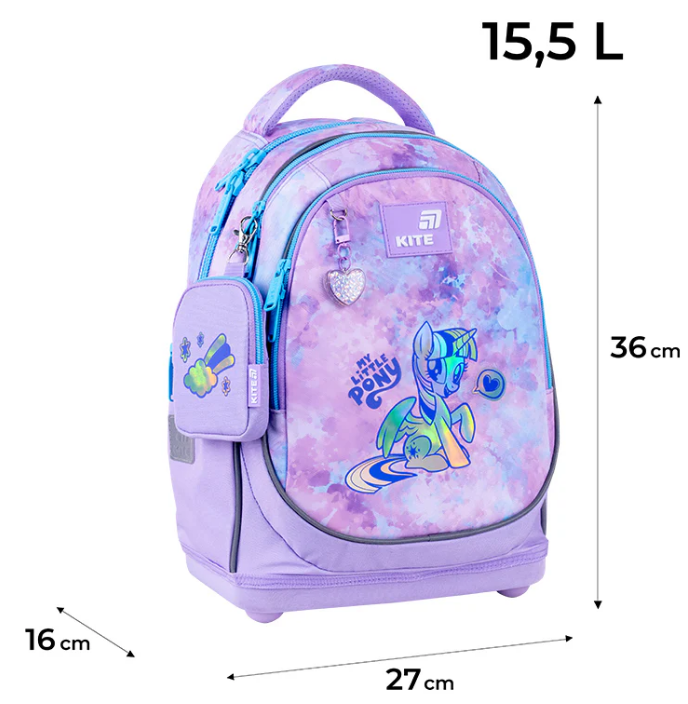 Рюкзак "Kite" Education My Little Pony 3від.,2карм. №LP26-724S(6) — фото 4