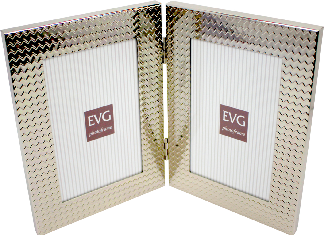 Фоторамка "EVG" Onix 10х15 S16 Double Silver(6)(12) — фото 4