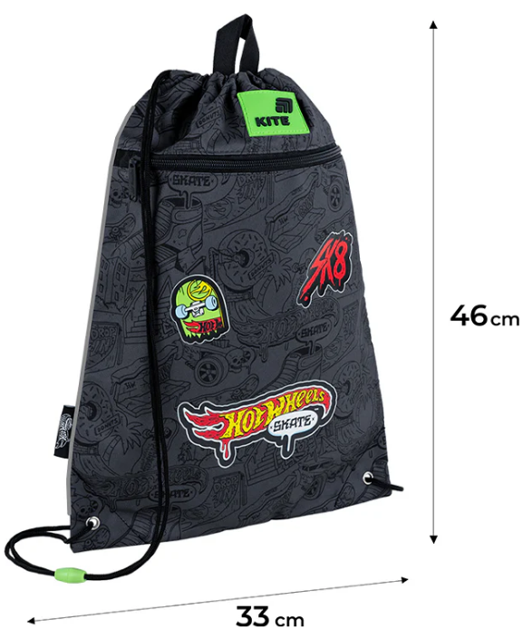 Сумка для взуття "Kite" Hot Wheels 1від.1карм. №HW26-601M-2 — фото 3