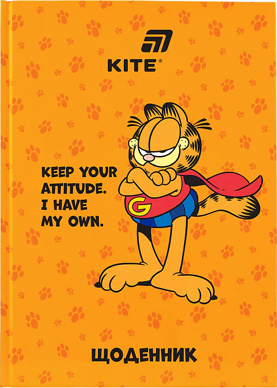 Щоденник шк. А5 "Kite" №GF26-262 Garfield тв.обкл.(20) — купити | Канцелярський Сад