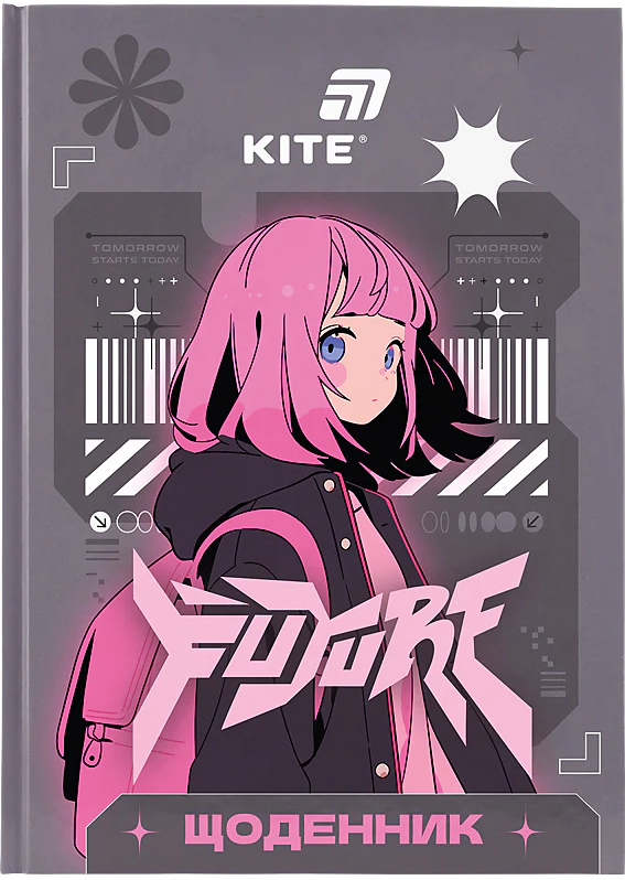 Щоденник шк. А5 "Kite" №K26-262-11 Future тв.обкл.(20) — купити | Канцелярський Сад