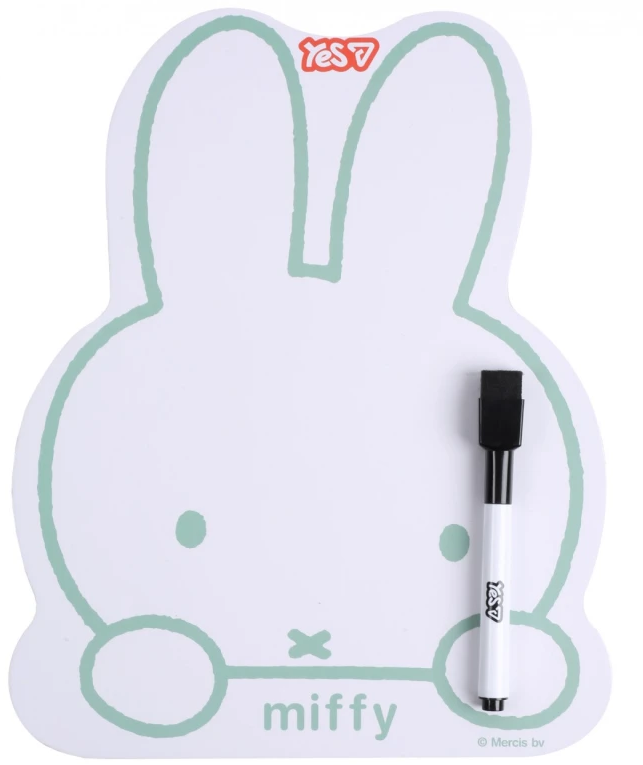 Дошка магнітна для маркерів "Yes" Miffy №708507 — купити | Канцелярський Сад
