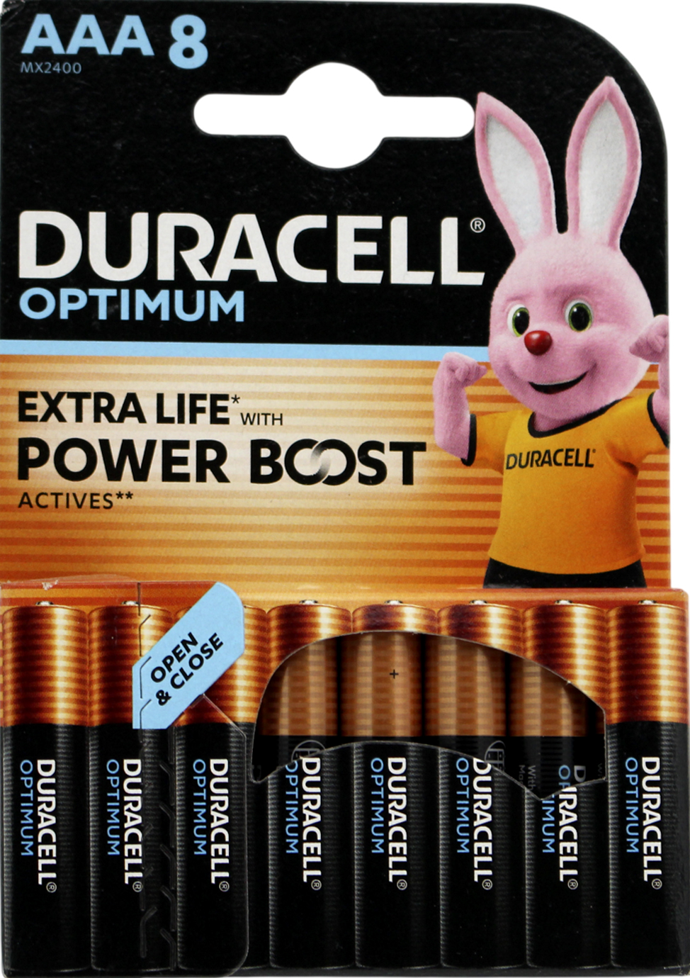 Батарейки Duracell Optimum LR-03/блістер 8шт — купити | Канцелярський Сад