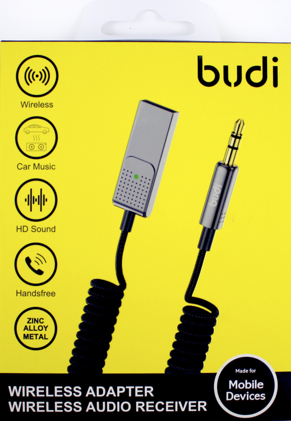 Bluetooth ресивер Budi DC228UA15B з функцією handsfree — фото 4