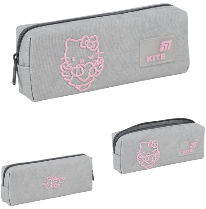 Пенал "Kite" Hello Kitty 1від.,м'який №HK26-642-1 — купити | Канцелярський Сад